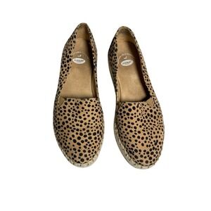 Dr Schools Leopard Print Platform Comfort Loafer   Shoes Size 6 1/2